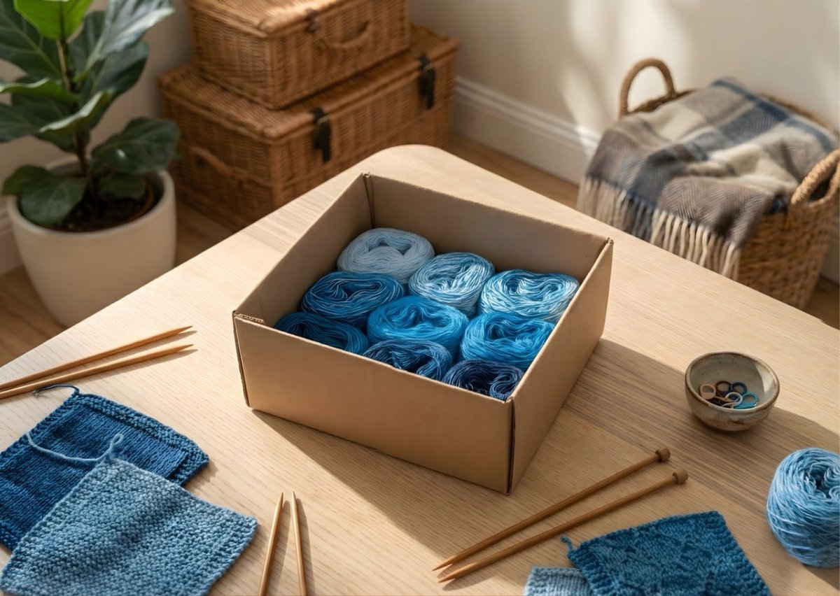 Harmony Box – Farbverlauf Garnset für Stricken & Häkeln