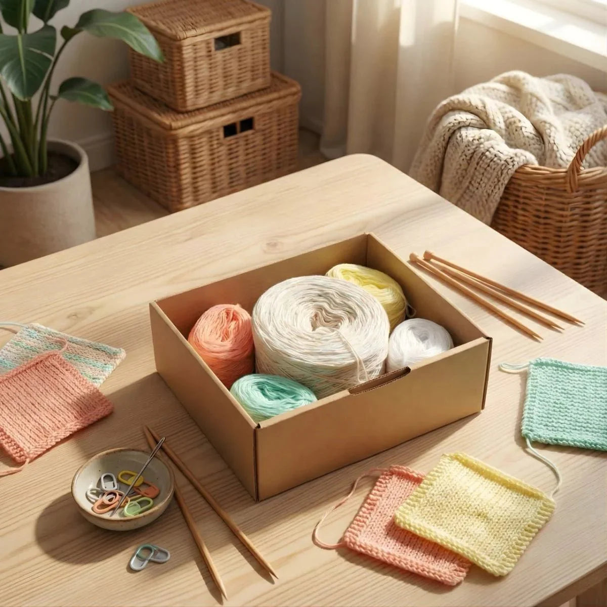 Konfetti Box – Garnset für Stricken & Häkeln