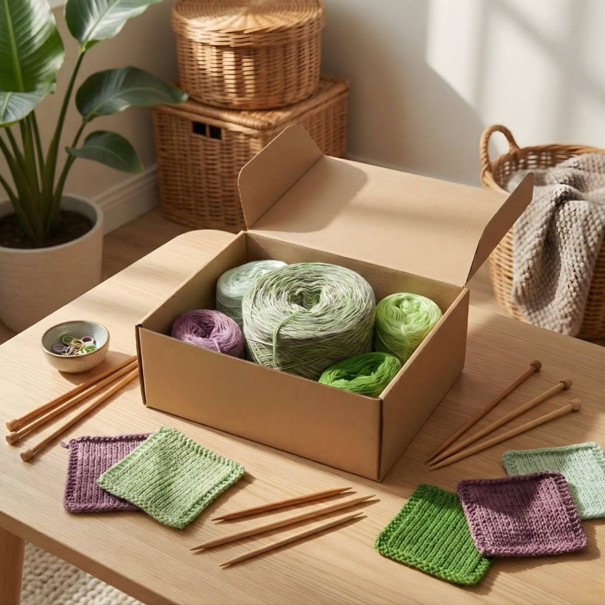 Konfetti Box – Garnset für Stricken & Häkeln