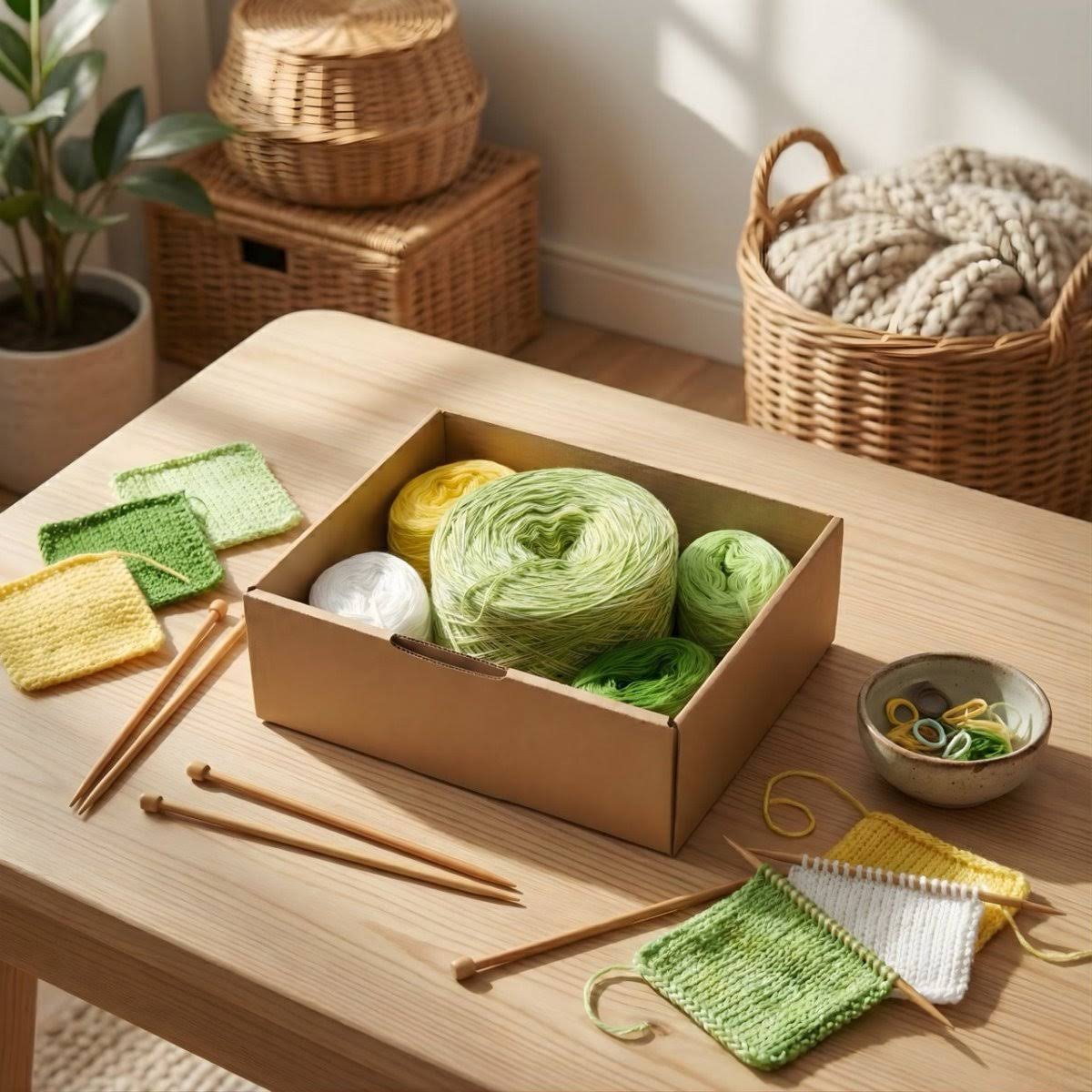 Konfetti Box – Garnset für Stricken & Häkeln