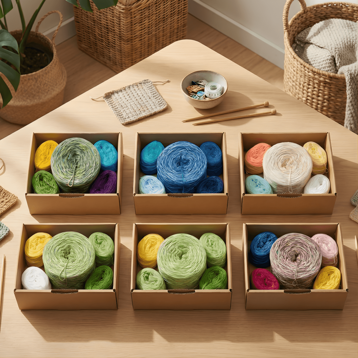 Konfetti Box – Garnset für Stricken & Häkeln