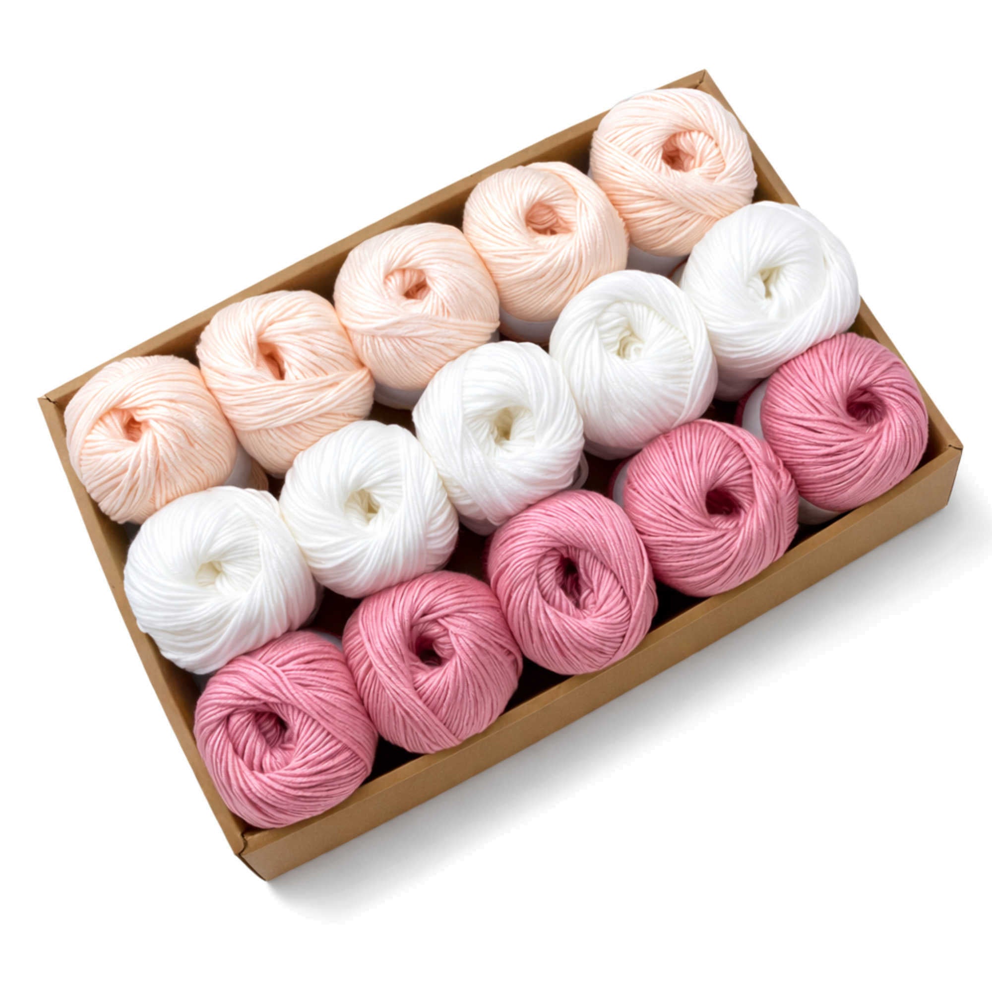 Garn zum Stricken  01 - Off-Weiß/Milchweiß/Hell