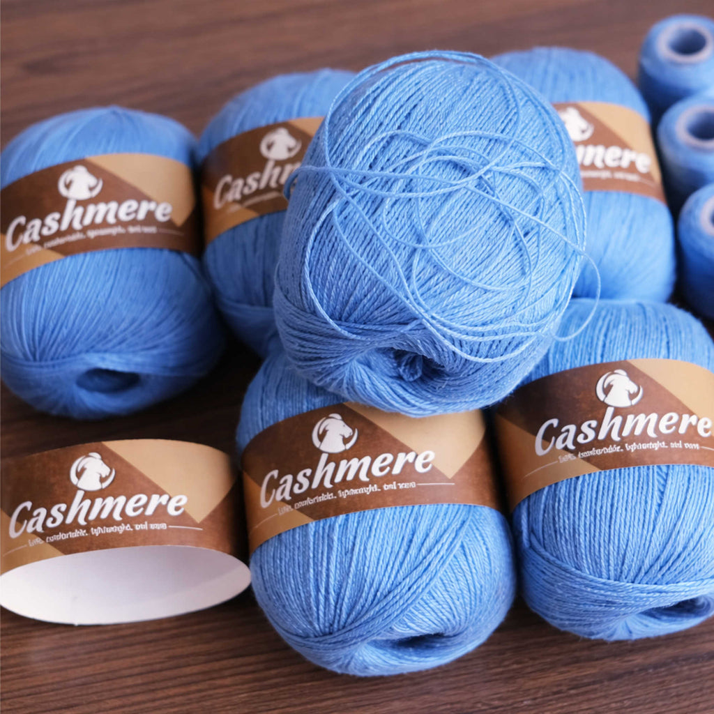 NOMIRO Kaschmirgarn 300 g - ultraweich & warm - Strick- und Häkelgarn für Pullover und Schals