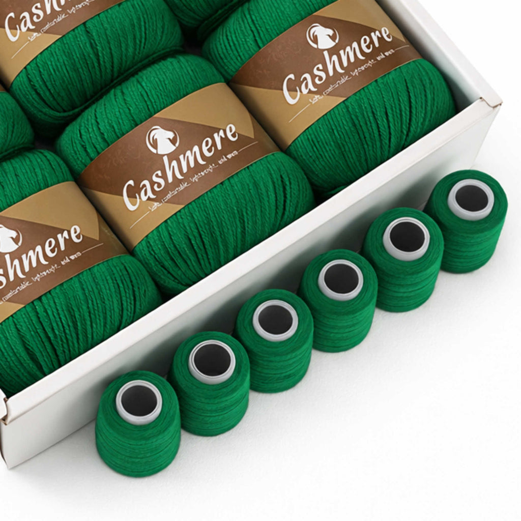 NOMIRO Kaschmirgarn 300 g - ultraweich & warm - Strick- und Häkelgarn für Pullover und Schals