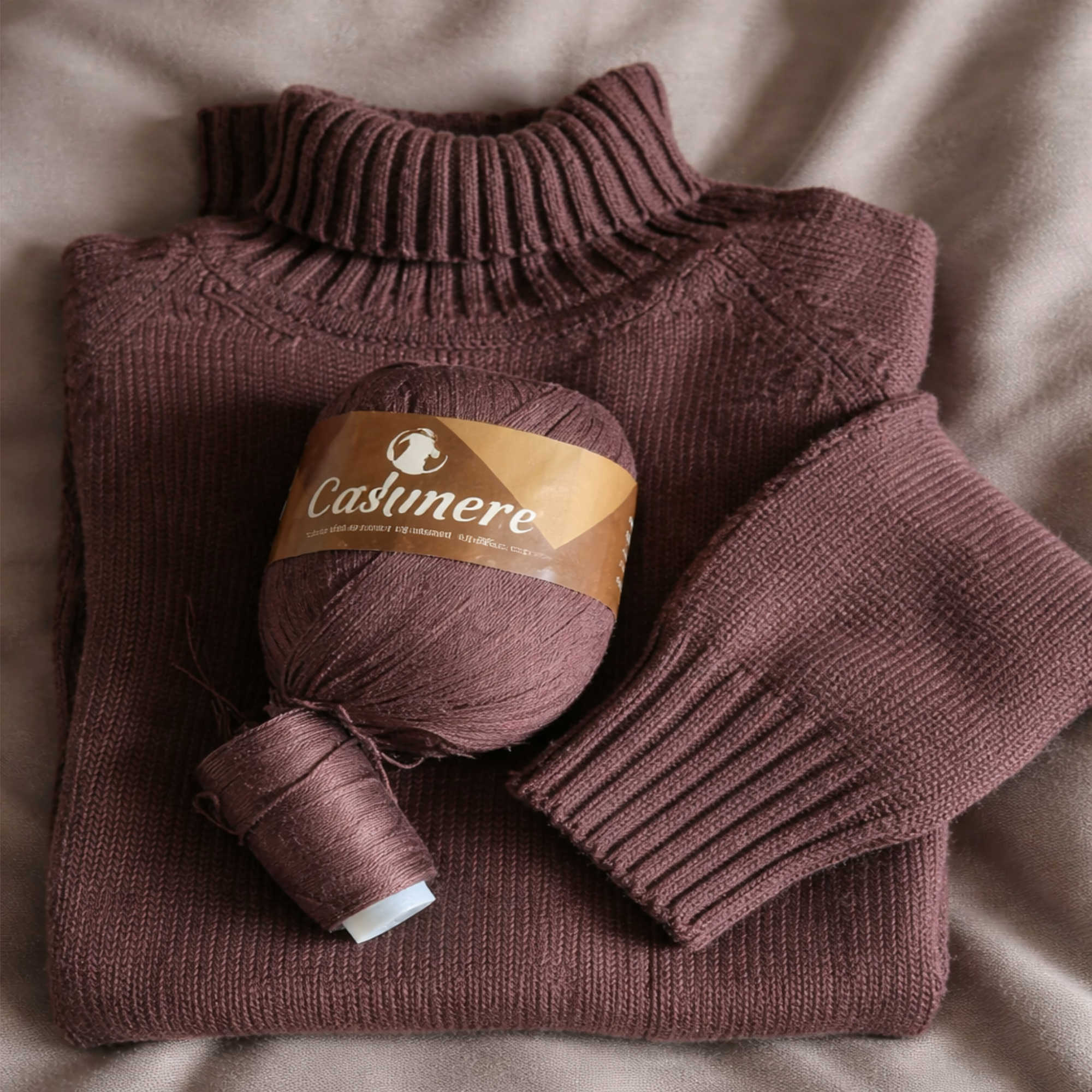 NOMIRO Kaschmirgarn 300 g - ultraweich & warm - Strick- und Häkelgarn für Pullover und Schals